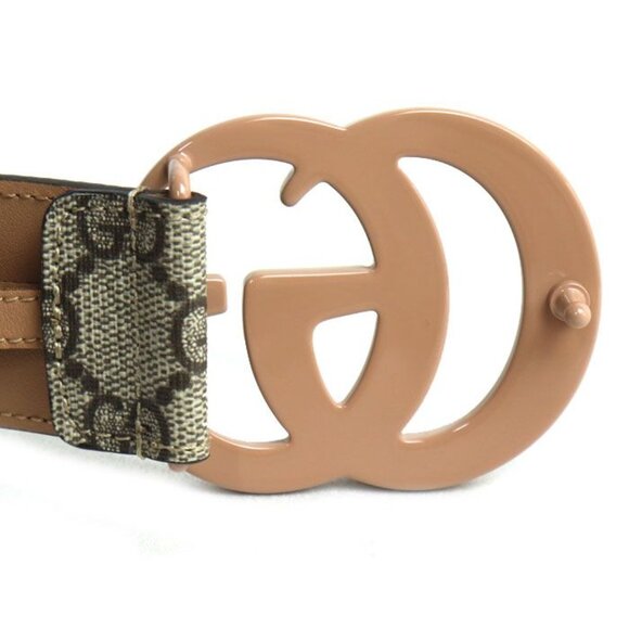Gucci GG Marmont Supreme Canvas Belt Beige 60/70 cm main image 2